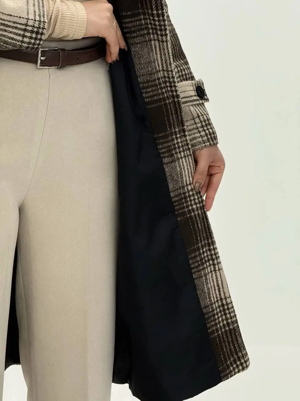 3697-پالتو چهارخونه آذین